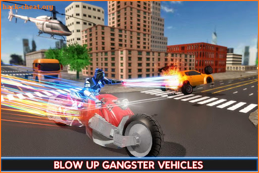US Police Robot Speed Hero Crime Bike Rider screenshot