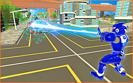 US Police Robot War Tiger Robot Transform Games screenshot