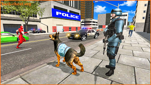 US Police Security Dog Chase screenshot