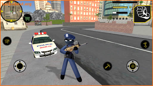 US Police Stickman Rope Hero mafia Gangster Crime screenshot