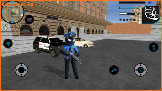 US Police Stickman Vegas Rope Hero City Gangster 2 screenshot