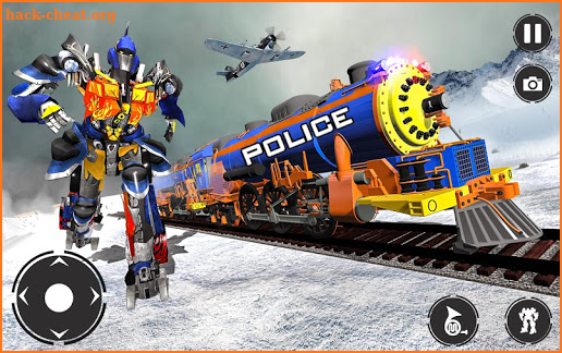 US Police Train Robot Transformation screenshot