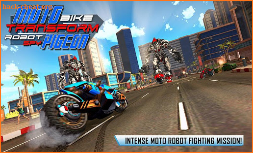 US Police Transform Cop Robot Bike Pigeon Game screenshot