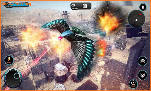 US Police Transform Cop Robot Bike Pigeon Game screenshot