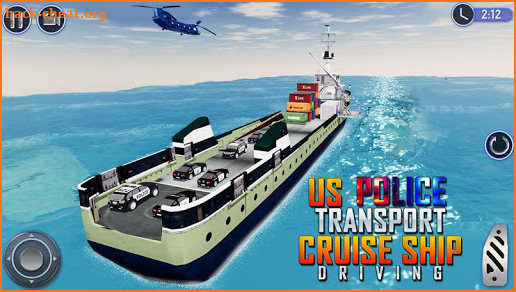 US Police Transport Cruise Ship Driving Game screenshot