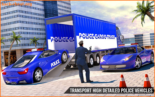 US Police Transporter Truck: Car Driving Games screenshot