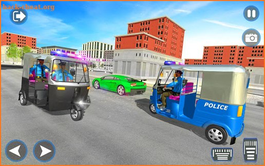 US Police Tuk Tuk Transport Simulator screenshot