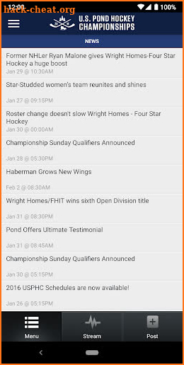 U.S. Pond Hockey Championships screenshot