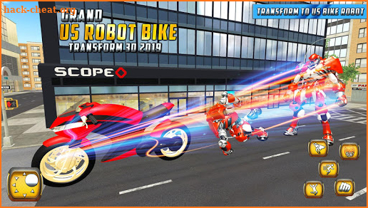 US Power Bike Transform Robot Battle screenshot