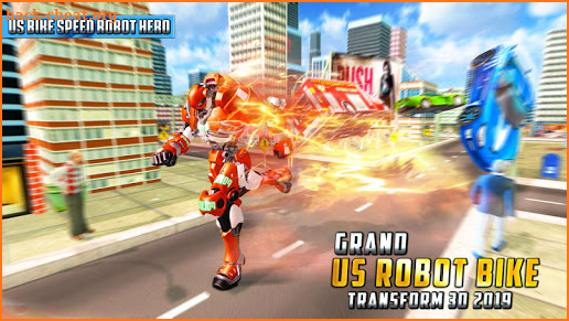 US Power Bike Transform Robot Battle screenshot