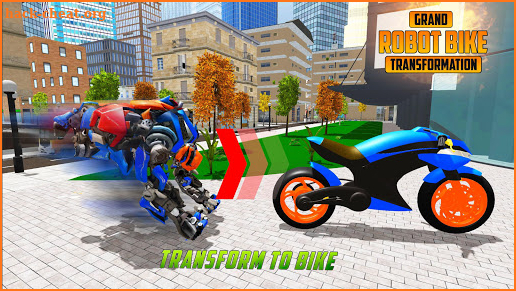 US Robot Bike Transform Shooting Game screenshot