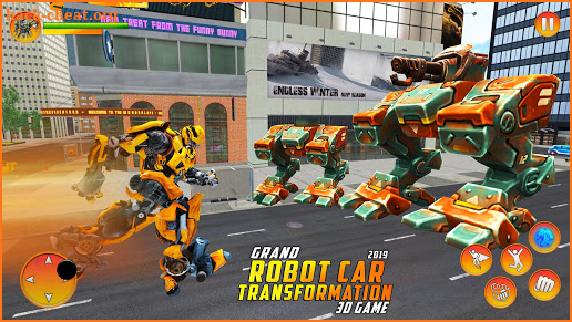 US Robot Car Transform 3D : Grand Tornado Robot screenshot