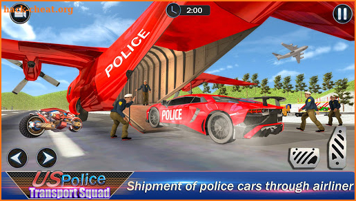 US Robot Police Transport Squad: Cargo Plane screenshot
