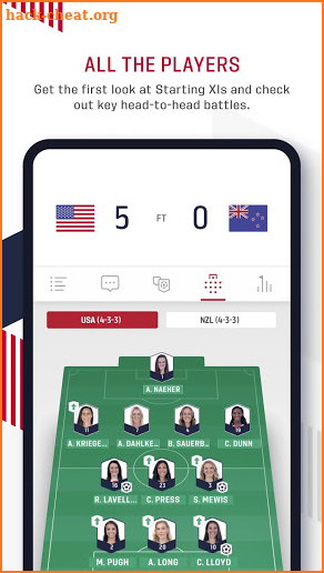U.S. Soccer screenshot