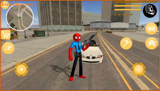 US Spider Police Stickman Rope Hero Strange Vegas screenshot