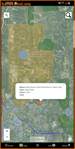 US State Parks and Forests Map Guide screenshot