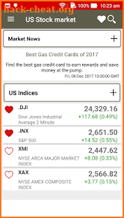 US Stock Market screenshot