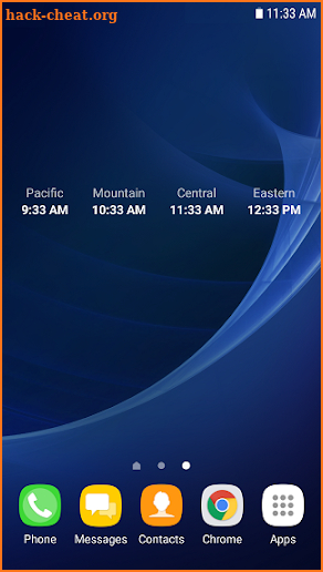 US Timezone Clock Widget screenshot