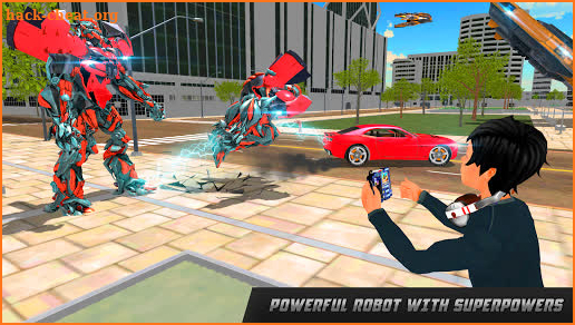 US Tornado Robot Transforming Games: Air Robot Car screenshot
