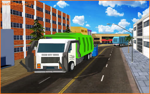US Trash Truck 3D- Offline Dump Truck Simulator screenshot