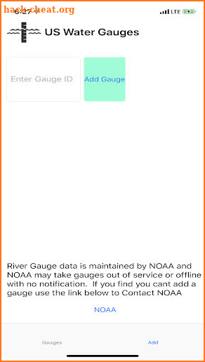 US Water Gauges screenshot