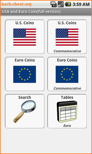 USA and Euro Coins screenshot