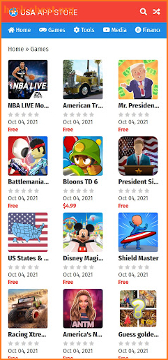 USA App Store screenshot