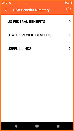 USA Benefits Guide- Federal & State Benefits Guide screenshot