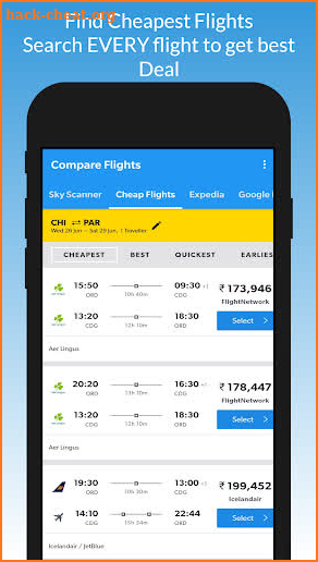 USA Cheapest Flights Compare Online Booking NO ADS screenshot