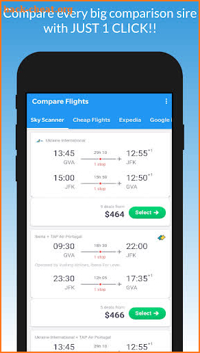 USA Cheapest Flights Compare Online Booking NO ADS screenshot