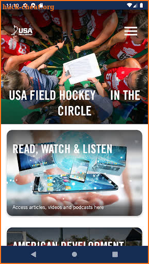 USA Field Hockey In the Circle screenshot