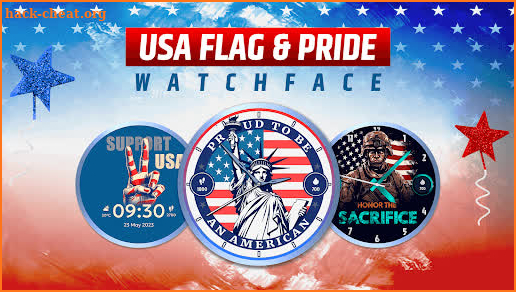 USA Flag & Pride Watchface screenshot
