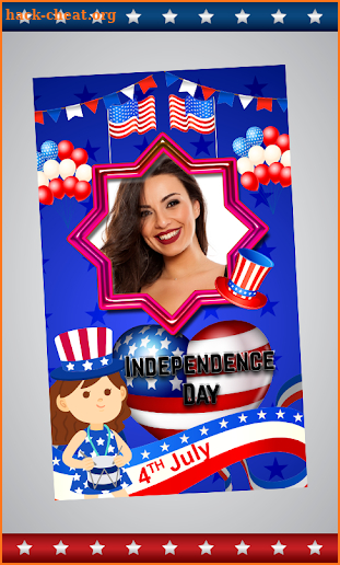 USA independence Day photo frame 2018 screenshot