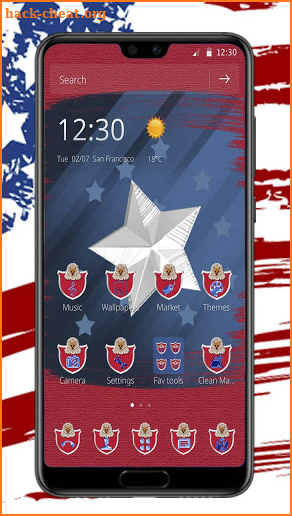 USA Independence Day Theme screenshot