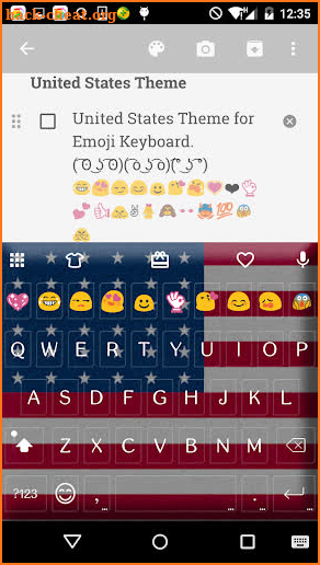 USA Independence Day Theme - Emoji Keyboard screenshot
