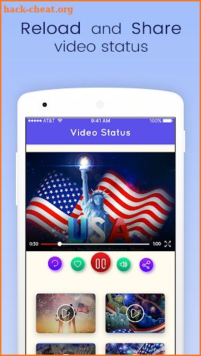 USA Independence Day Video Songs Status screenshot