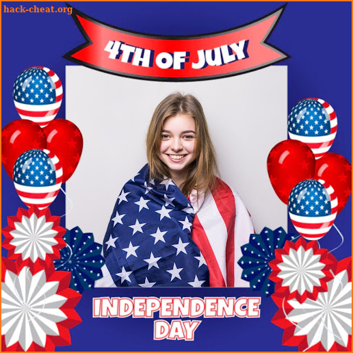 USA Independence Photo Frame screenshot