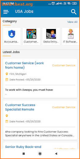 USA Jobs App 2020 - Gov, Remote, Private Jobs screenshot