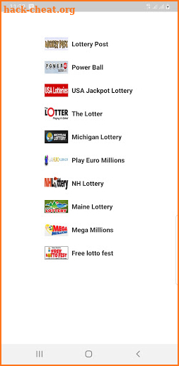 USA Lottery screenshot