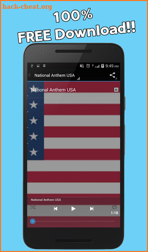 USA National Anthem screenshot