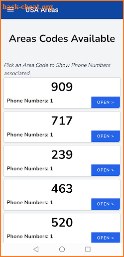 USA Phone Numbers, Receive SMS screenshot