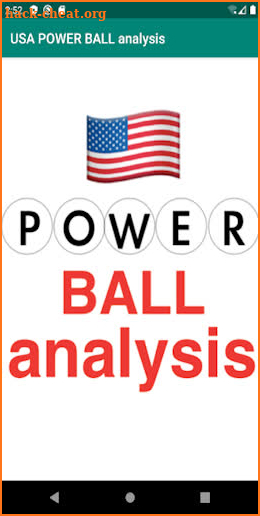 USA POWER BALL analysis Blessy screenshot