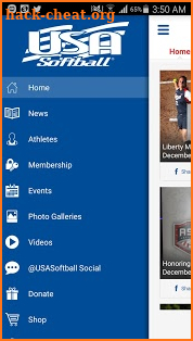 USA Softball Mobile App screenshot