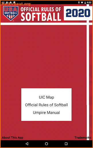 USA Softball Official Rules screenshot
