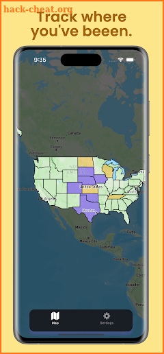 USA States - Map Tracker screenshot