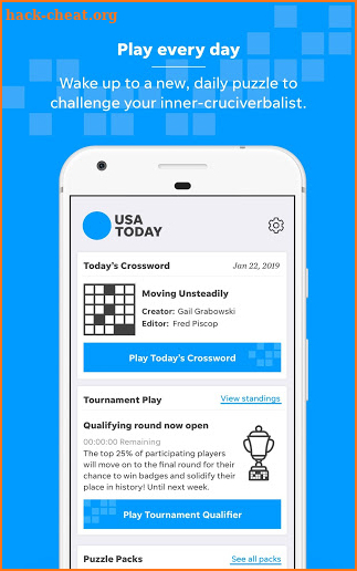 USA TODAY Crossword screenshot