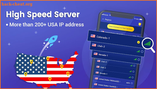 USA VPN - Free Unlimited Proxy & Security Fast VPN screenshot