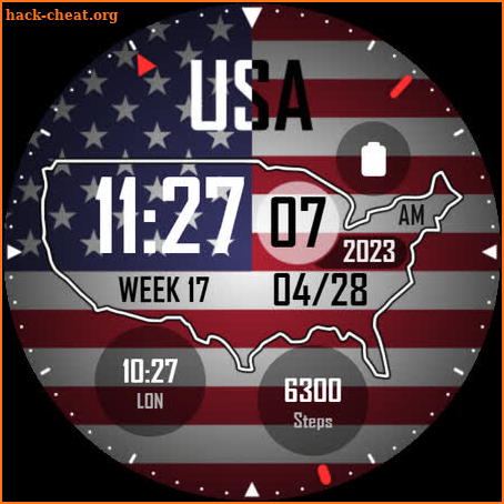 USA Watch Face screenshot