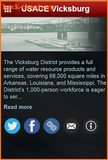 USACE Vicksburg screenshot