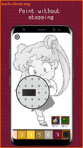 UsagiPixelPuzzle (Anime Color Number) screenshot